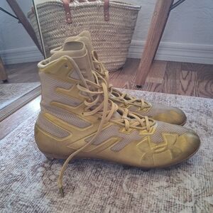 Under Armour Highlight MC Gold Football Cleats Size 14